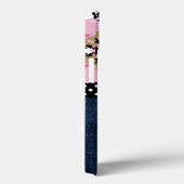 Cute Dark Blue Jeans Pink Antler Camo Case-Mate iPhone Case (Achterkant / Rechts)