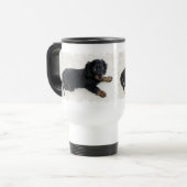 Cute Daschund Plastic Travel Mug Reisbeker (Voorkant links)