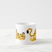 Cute Dashing Cartoon Cheetah Espresso Kop (Voorkant)