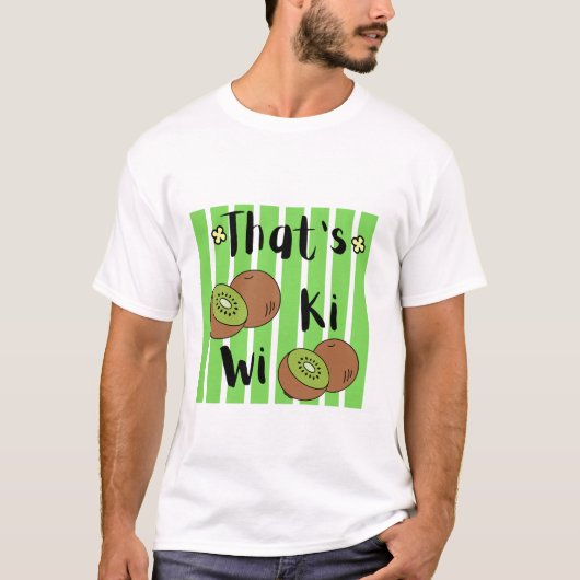 Cute Dat is Kiwi Fruit Grafisch T-shirt (Voorkant)