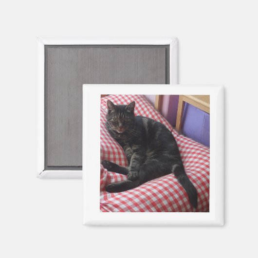 Cute Dave Square Magnet (Voorkant / Achterkant)