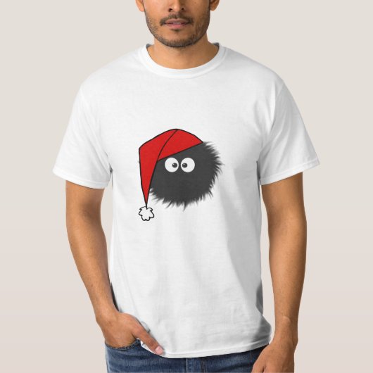 Cute Dazzled Bug Kerstmis T-shirt (Voorkant)