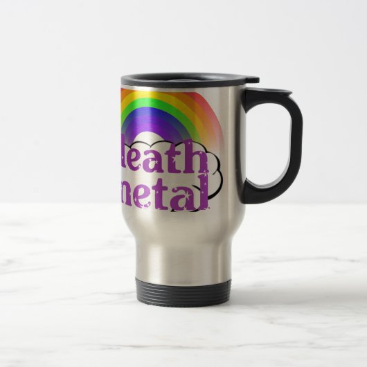 Cute Death Metal Rainbow Reisbeker (Rechts)