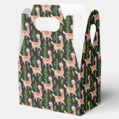 Cute Decorated Llamas Pattern Bedankdoosjes (Geopend)