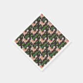 Cute Decorated Llamas Pattern Servet (Hoek)