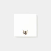 Cute Decorative bee Floral Post-it® Notes (Voorkant)
