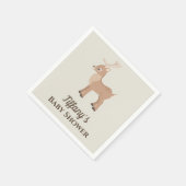Cute Deer Baby shower Servet (Hoek)