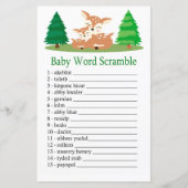 Cute Deer Baby word scramble game (Voorkant)