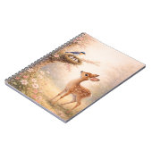 Cute Deer Bird Nest Aesthetic Notebook | Notitieboek (Linkerzijde)