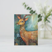 Cute Deer Briefkaart (Staand voorkant)