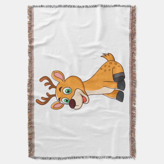 Cute Deer Deken (Voorkant Verticaal)