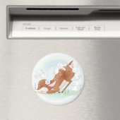 Cute Deer en Bunnies Magneet (Insitu (Vaatwasser))