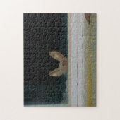 Cute Deer Face Statue Peking Thru Window Legpuzzel (Verticaal)