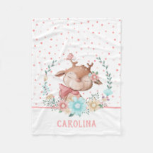 Cute Deer Floral Reversible