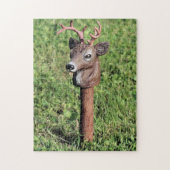 Cute Deer Head Lawn Ornament Legpuzzel (Verticaal)