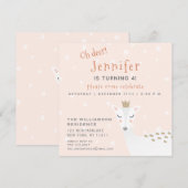 Cute Deer | Kinder winterdag Kaart (Voorkant / Achterkant)