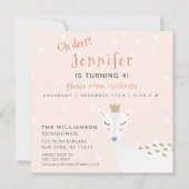 Cute Deer | Kinder winterdag Kaart (Voorkant)