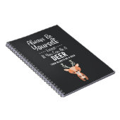 Cute Deer Lover Gifts Animals Wildlife Funny Humor Notitieboek (Rechterzijde)