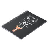 Cute Deer Lover Gifts Animals Wildlife Funny Humor Notitieboek (Linkerzijde)