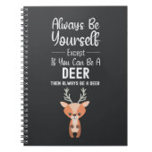 Cute Deer Lover Gifts Animals Wildlife Funny Humor Notitieboek (Voorkant)