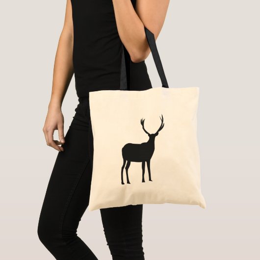 Cute Deer Red Deer Tote Bag (Voorkant (product))