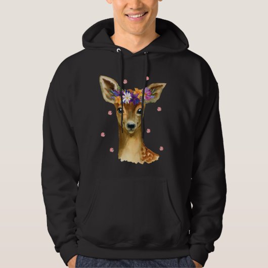 Cute Deer Shirt voor vrouwelijke bruidsschat D (Voorkant)