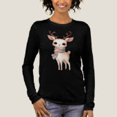 Cute Deer Winter T-shirt Ontwerp – Festive Kerst (Voorkant)