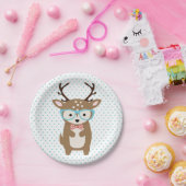Cute Deer woodlanddieren bord (Feest)