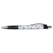 Cute Delicate blue flower patroon Pen (Bovenkant)