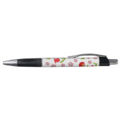 Cute Delicate red bloemen patroon Pen (Bovenkant)