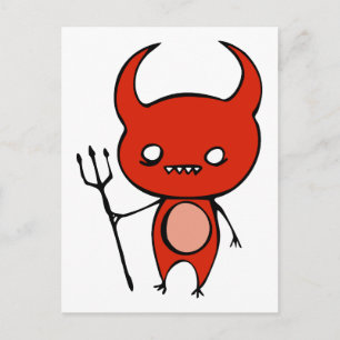 Cute Demon Briefkaart