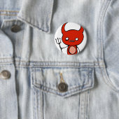 Cute Demon Ronde Button 5,7 Cm (In situ)