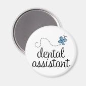 Cute Dental Assistant Magneet (Voorkant / Achterkant)