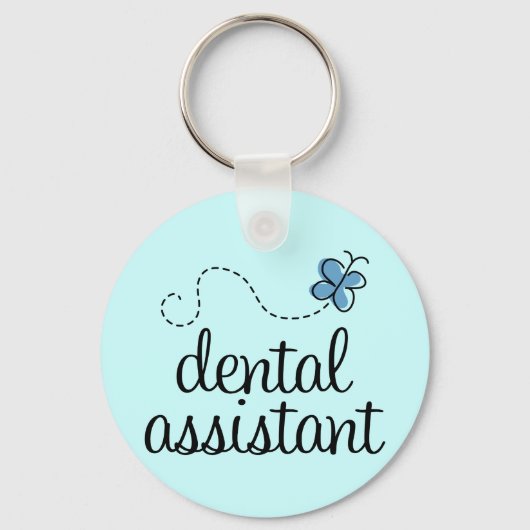 Cute Dental Assistant Sleutelhanger (Voorkant)