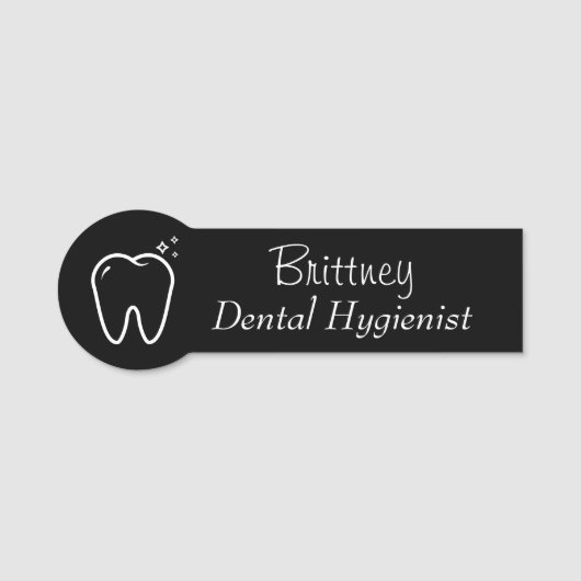 Cute Dental Hygienist RDH Naamplaatje (Voorkant)