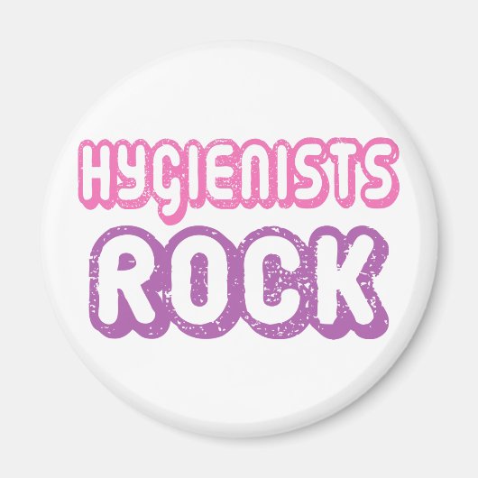 Cute Dental Hygienists Rock Magneet (Voorkant)