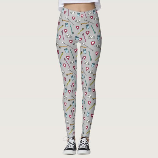 Cute Dental Leggings (Voorkant)