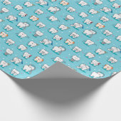 Cute Dental Pattern Cadeaupapier (Hoek)