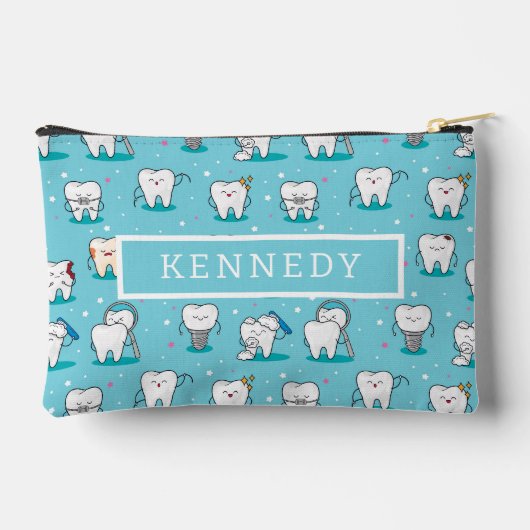 Cute Dental Pattern Etui (Achterkant)