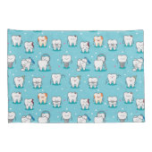 Cute Dental Pattern Kussensloop (Achterkant-Rechts)