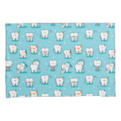 Cute Dental Pattern Kussensloop (Voorkant-Rechts)