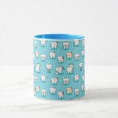 Cute Dental Pattern Mok (Midden)