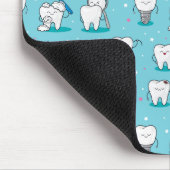 Cute Dental Pattern Muismat (Hoek)