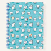 Cute Dental Pattern Notitieboek (Voorkant)