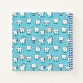Cute Dental Pattern Notitieboek (Achterkant)