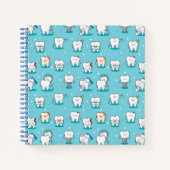 Cute Dental Pattern Notitieboek (Voorkant)