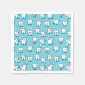 Cute Dental Pattern Servet (Voorkant)