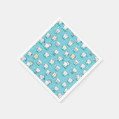 Cute Dental Pattern Servet (Hoek)