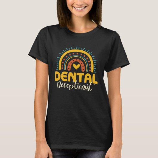 Cute Dental Receptionist Outfit Dentist Assistant T-shirt (Voorkant)