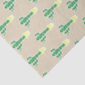 Cute Desert Potted Cactus Tissuepapier (Detail)